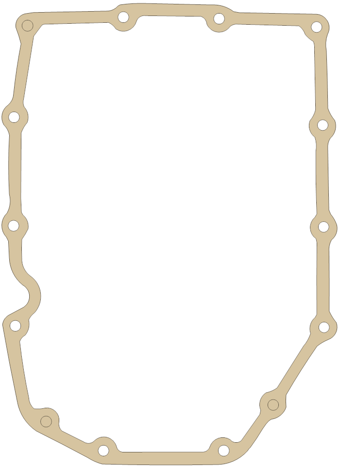 Honda CB750 Oil Pan gasket outline