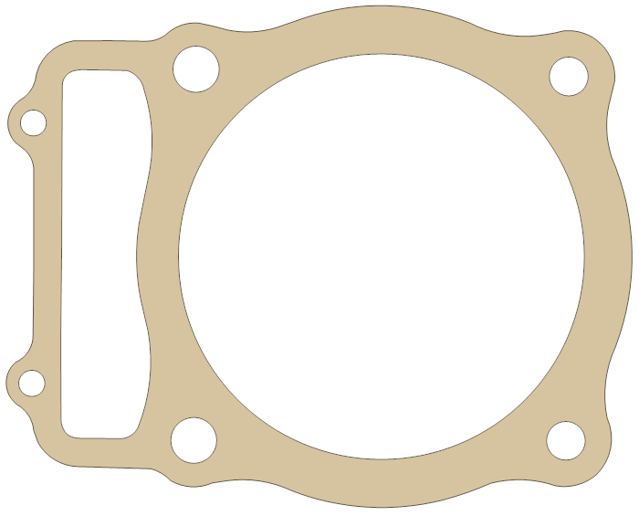 Honda Cylinder gasket outline, OEM 12191-MN1-700, A material