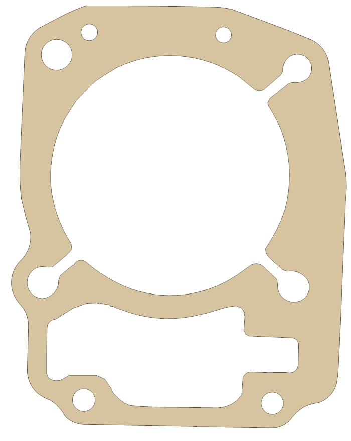 Honda Cylinder gasket outline, OEM 12191-KSP-910, A material