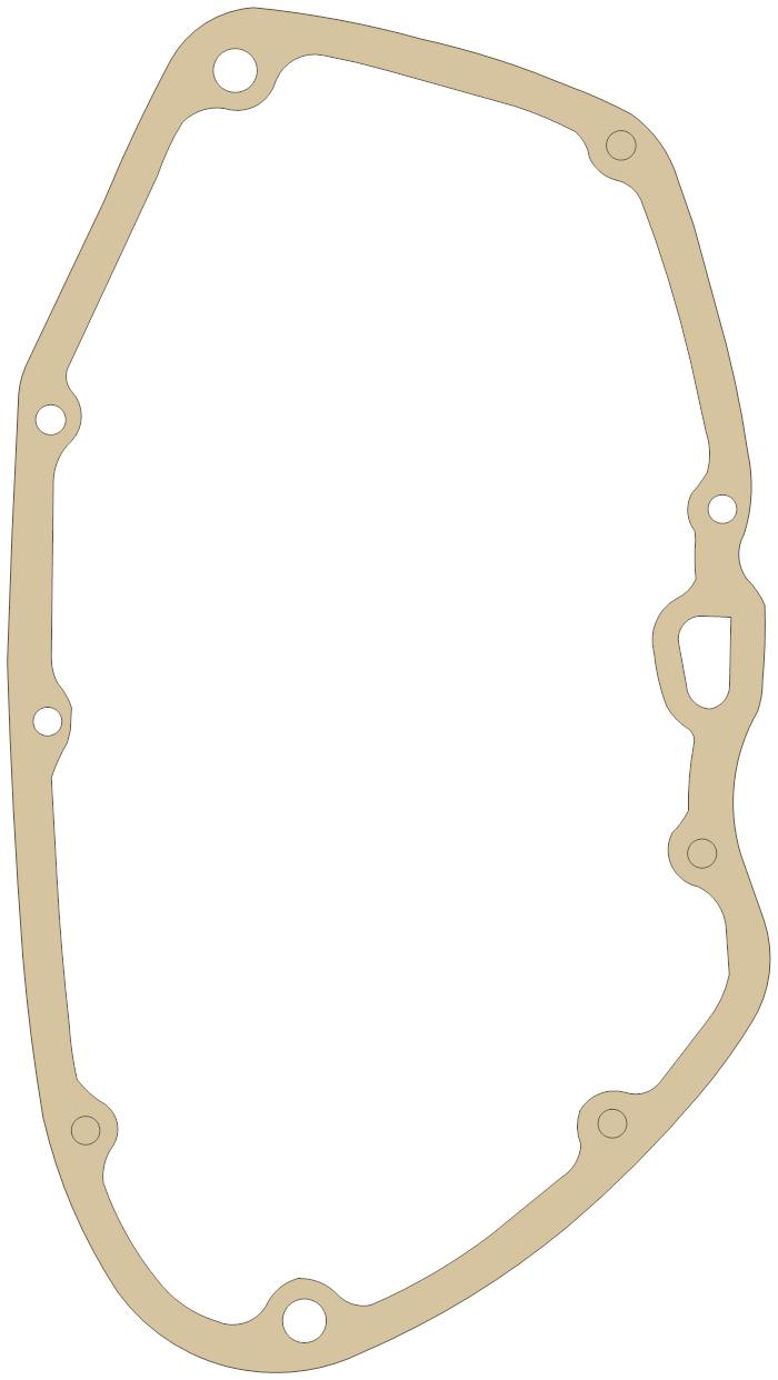 Honda CL72 1 gasket outline