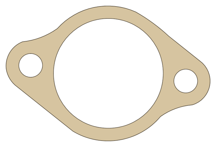 Honda NRX1800 Tensioner gasket outline