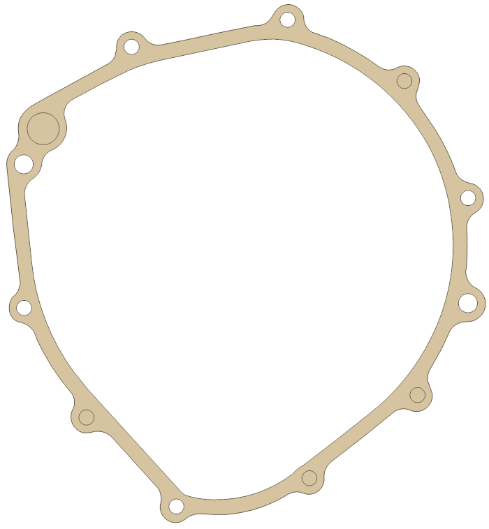 Honda NRX1800 Clutch Cover gasket outline