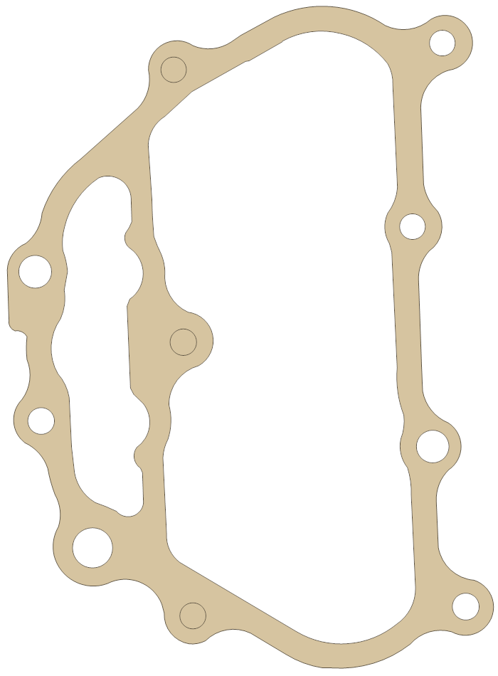 Honda Gasket gasket outline, OEM 12315-HPO-A00, A material