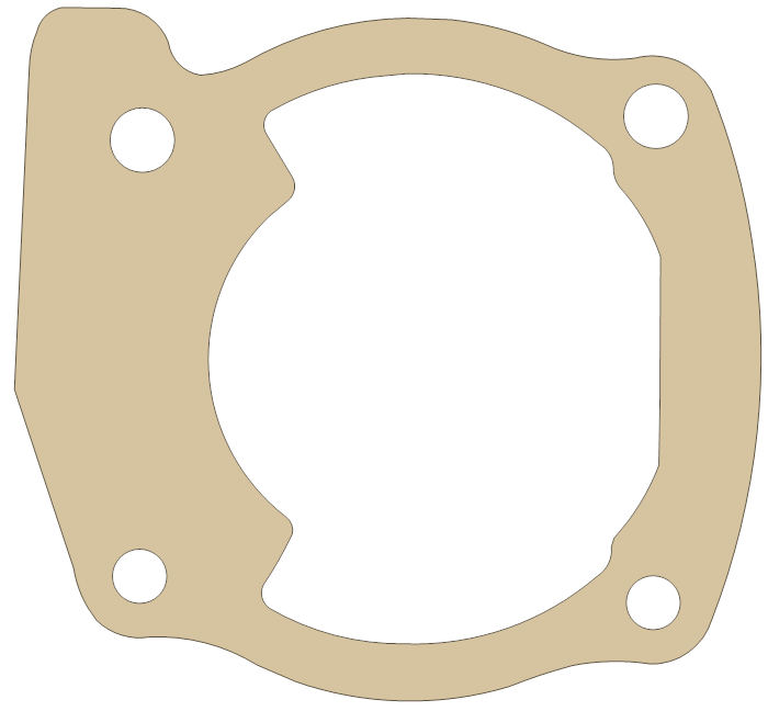 Honda CR85 Cylinder gasket outline