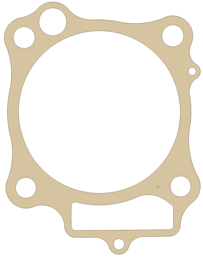 Honda CRF450X Cylinder gasket outline
