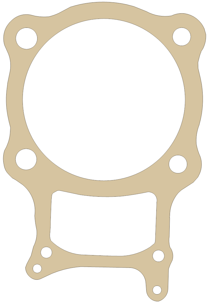 Honda Cylinder gasket outline, OEM 12191-HN7-020, A material
