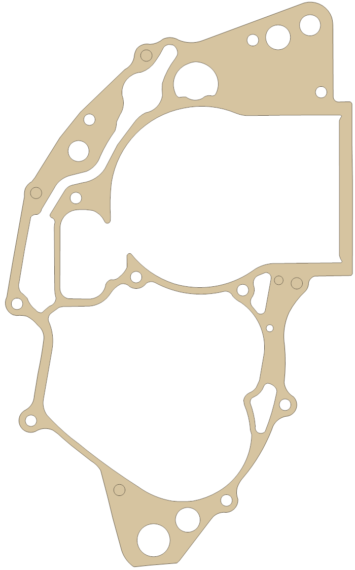 Honda CRF250X Centercase gasket outline