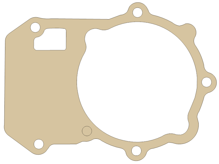 Honda Gasket gasket outline, OEM 30373-MC7-306, B material