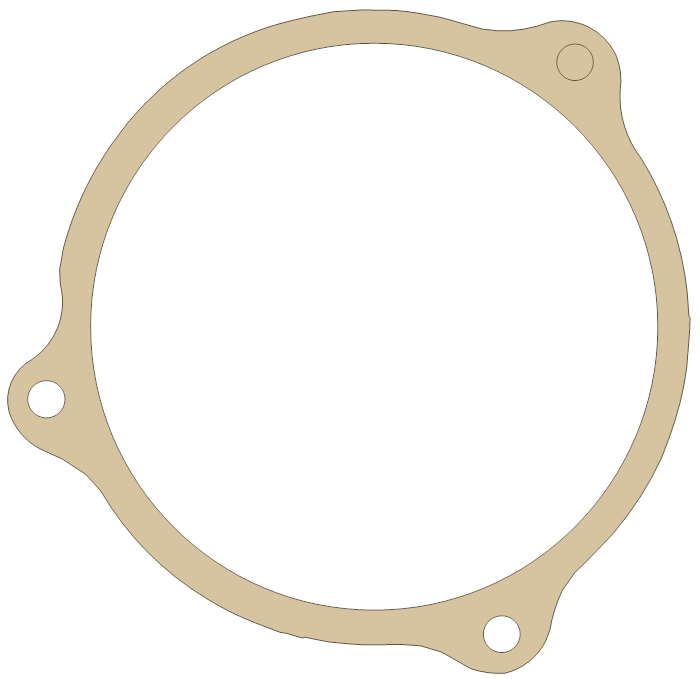 Honda Starter gasket outline, OEM 28440-937-306, A material