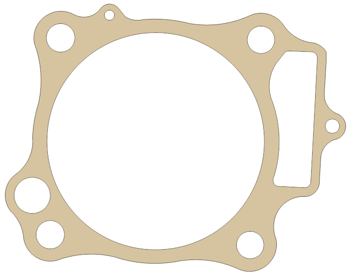 Honda Cylinder gasket outline, OEM 12191-MEY-671, A material