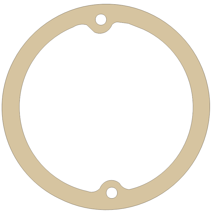 Honda CL70 Points Cover gasket outline