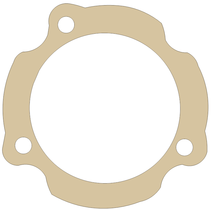 Honda CL70 Clutch Outer Cover gasket outline