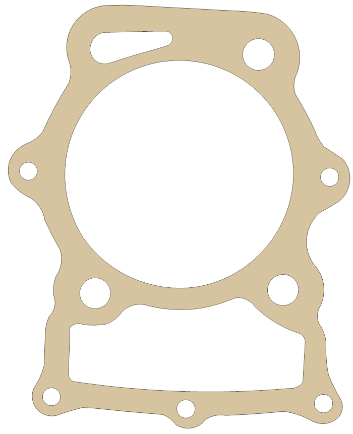 Honda XL250 Cylinder gasket outline