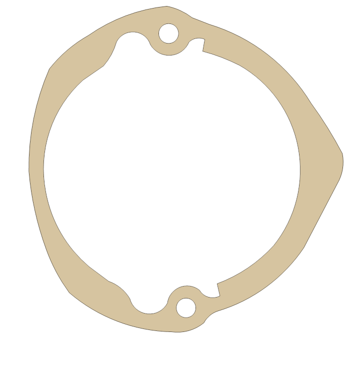 Honda Point Cover gasket outline, OEM 30391-102-306, A material