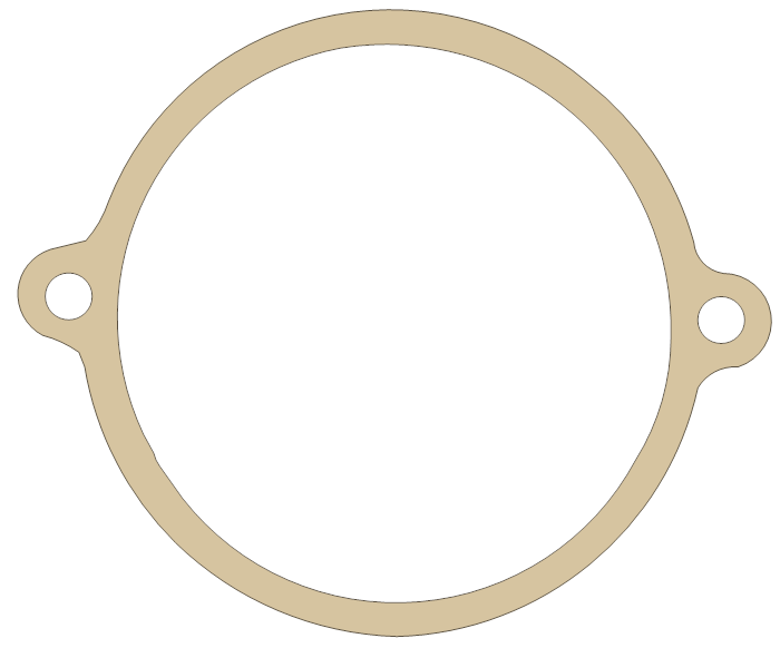 Honda ATC200 Pulse Generator gasket outline