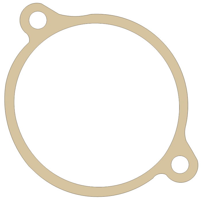 Honda GL1100 Points Cover gasket outline
