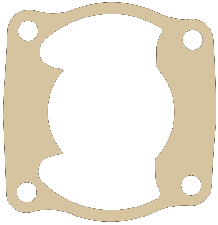 Honda 12191-HA2-010 gasket outline, OEM 12191-HA2-010, A material