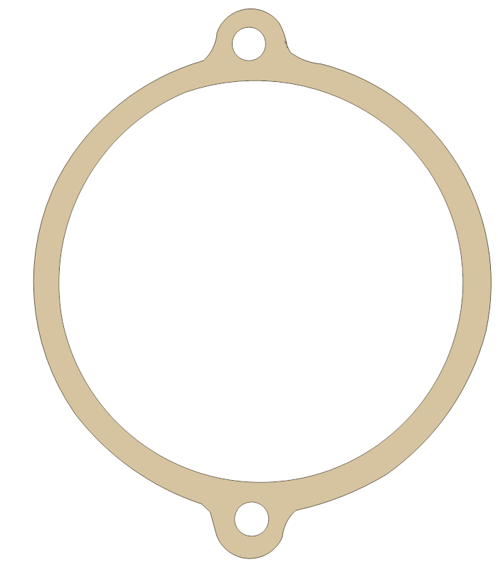 Honda XL200 Pulse Generator Base gasket outline