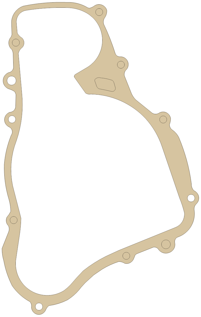 Honda Clutch Cover gasket outline, OEM 11394-KA3-740, A material