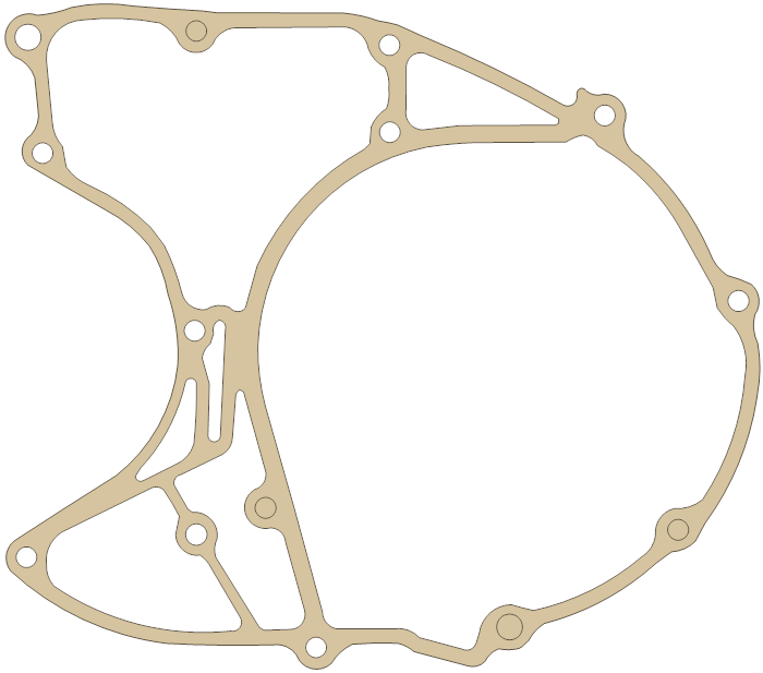 Honda ATC350X L. Cover gasket outline