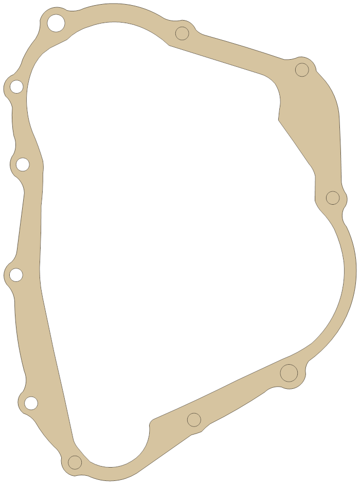 Honda 11394-083-000 gasket outline, OEM 11394-083-000, A material