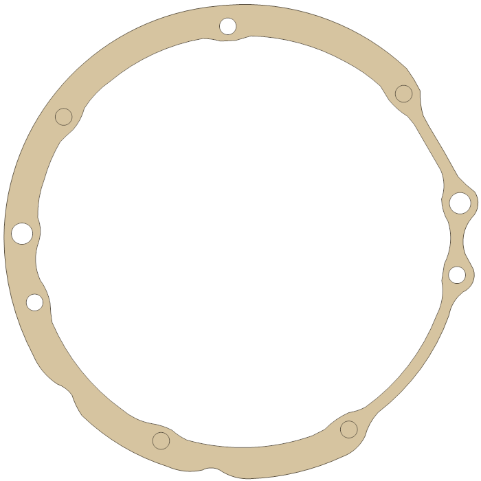 Honda Clutch Cover gasket outline, OEM 11372-MM8-880, A material