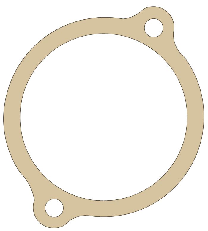 Honda ATC110 Clutch Outer Cover gasket outline