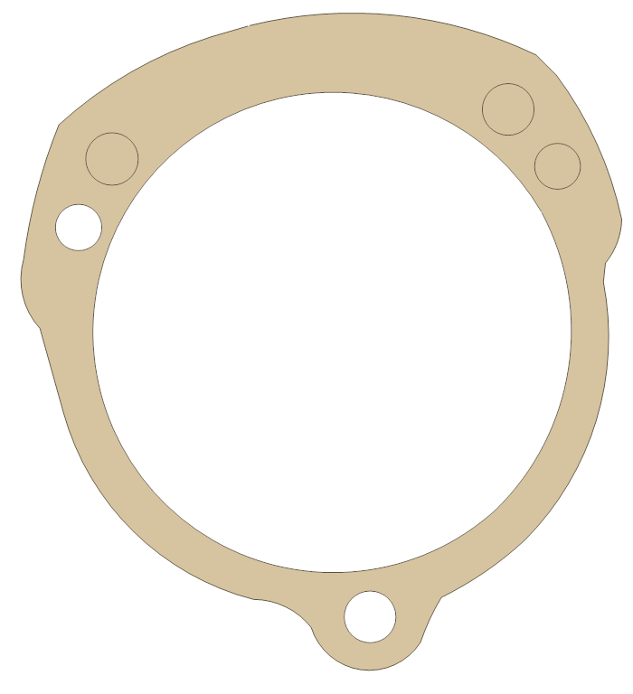 Honda ATC110 Point Base gasket outline