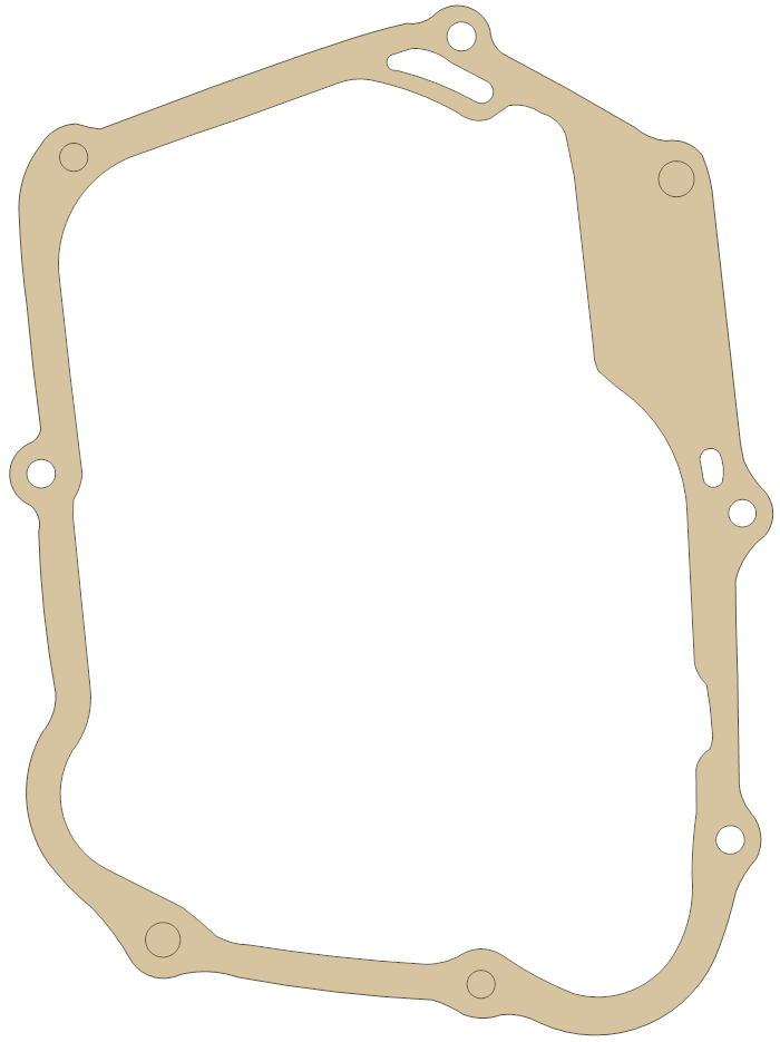 Honda ATC70 R. Crankcase Cover gasket outline
