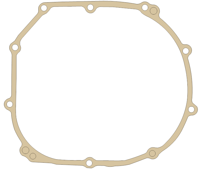Honda CBR900RR Clutch Cover gasket outline