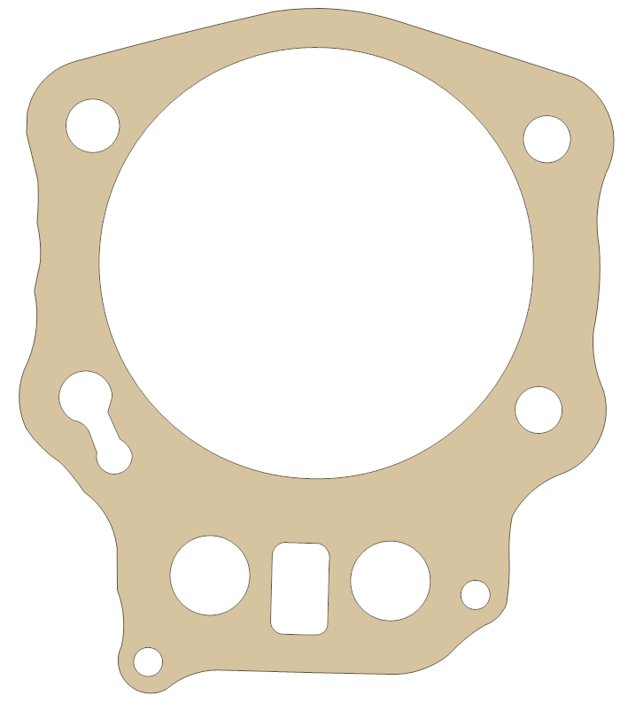 Honda TRX400FM Cylinder gasket outline