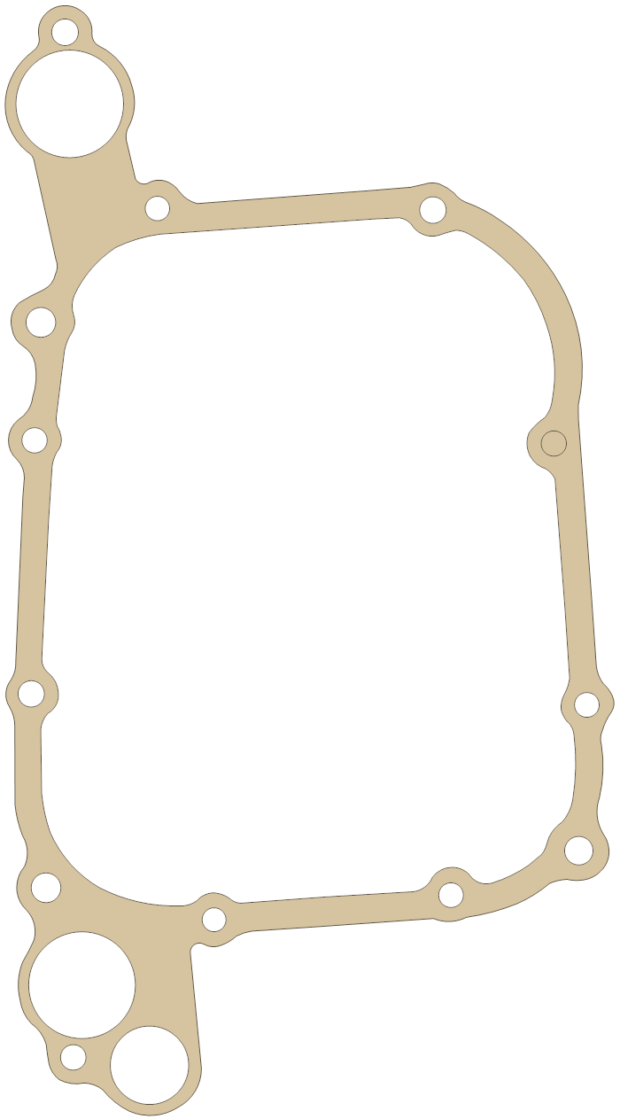Honda GL1000 Transfer Cover gasket outline