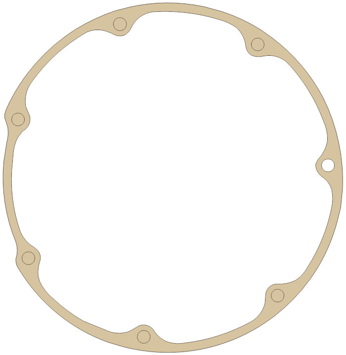 Honda VT750 Magna Clutch Cover gasket outline