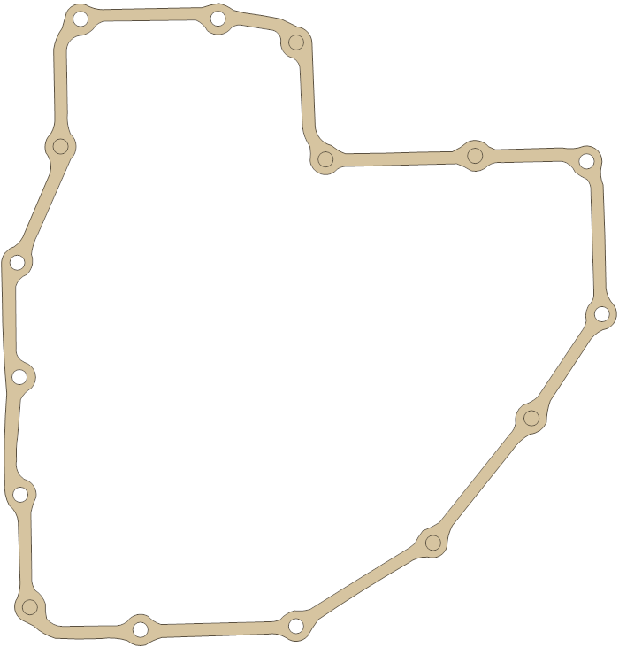 Honda CBR1000F Oil Pan gasket outline
