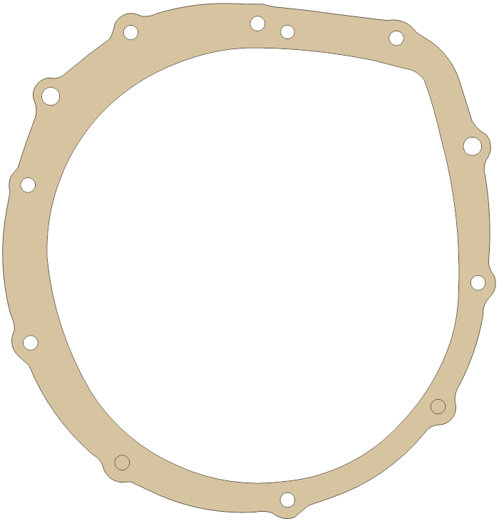 Honda CB1100 Clutch Cover gasket outline