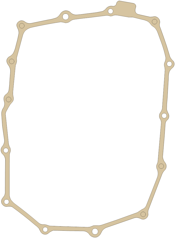 Honda R. Cover gasket outline, OEM 11394-MV1-850, A material