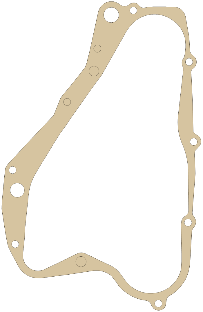Honda Clutch Cover gasket outline, OEM 11482-01B01-H17, A material