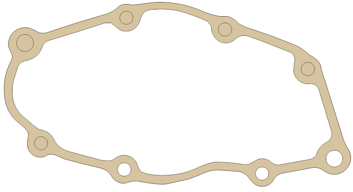 Honda Change Cover gasket outline, OEM 11359-ME5-306, A material