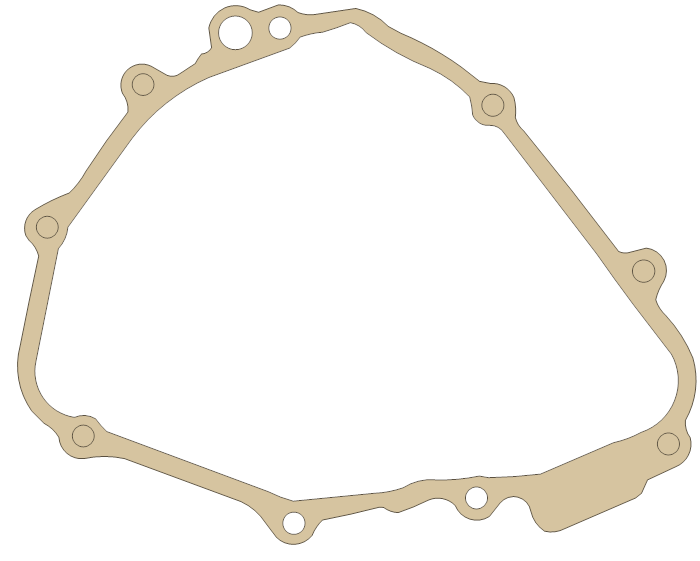 Honda CBR600SE Alternator Cover gasket outline