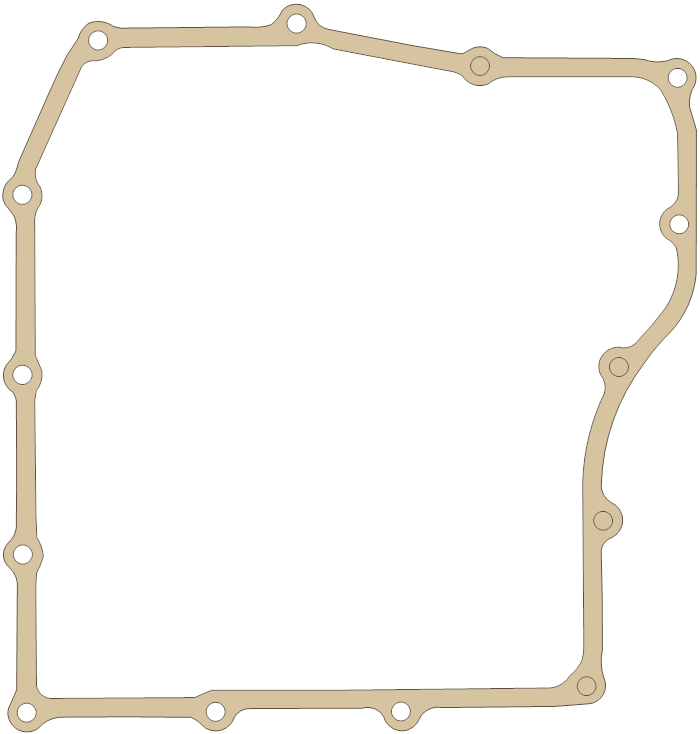 Honda CBR600F3 Oil Pan gasket outline