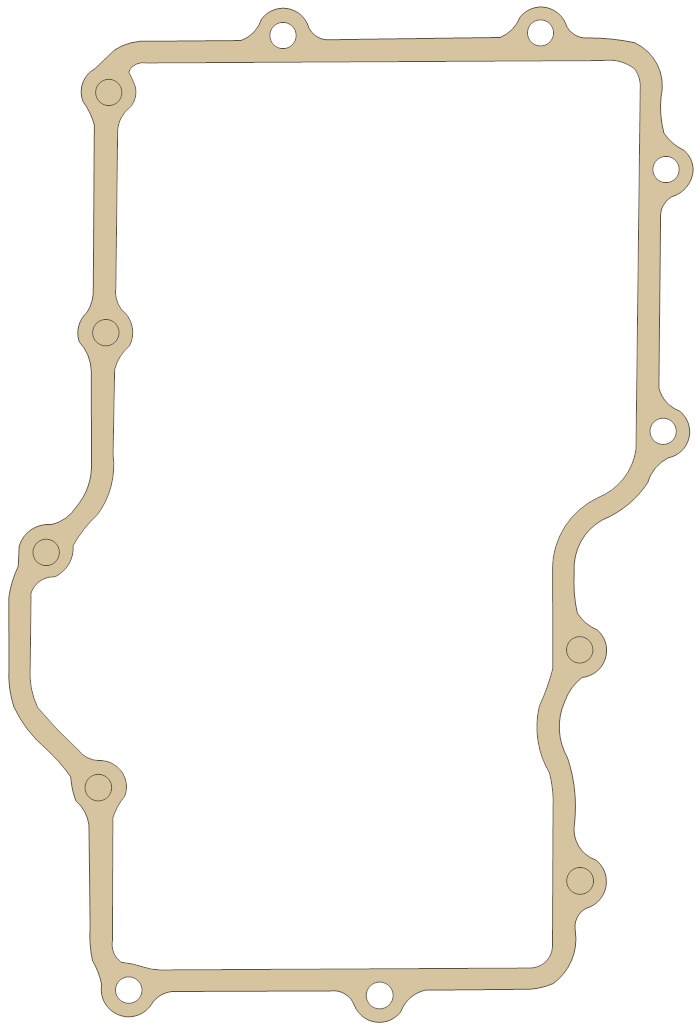 Honda CB750 Oil Pan gasket outline