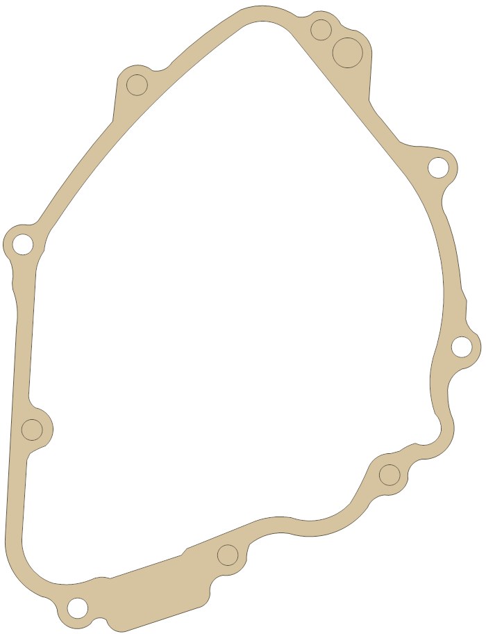 Honda CBR900RE Alternator gasket outline