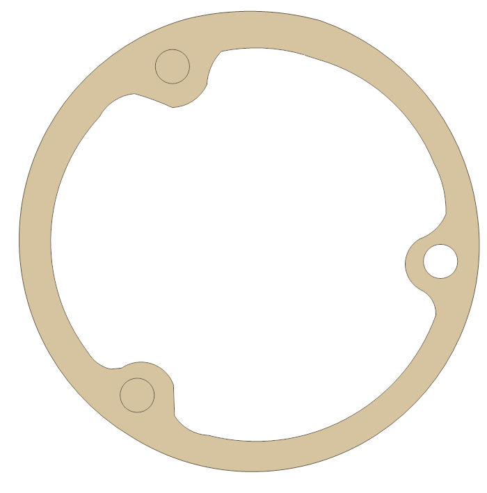 Honda CT185C Oil Filter Cap gasket outline