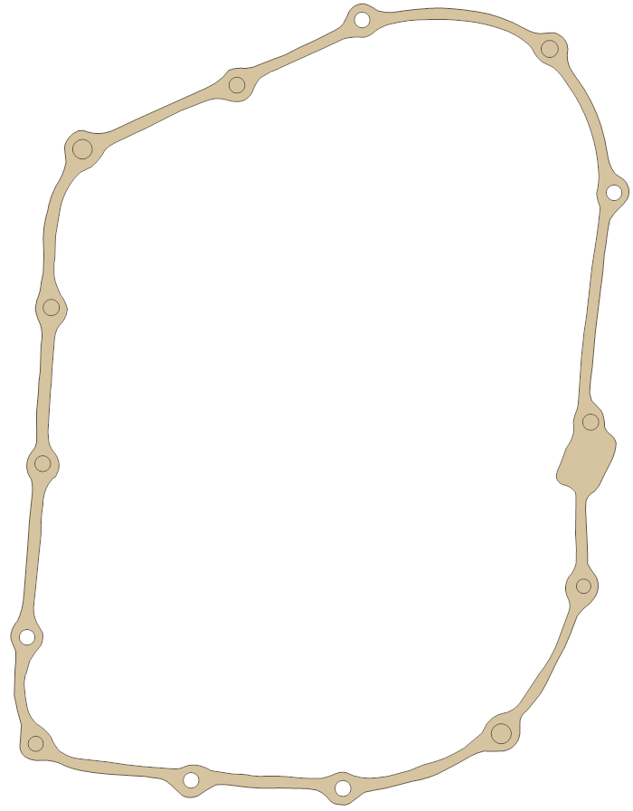Honda VT700 11394-MR5-801 gasket outline