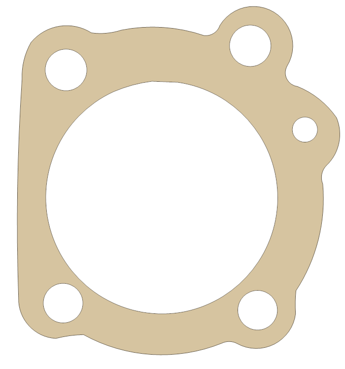 Honda ATC90 Cylinder gasket outline