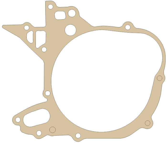 Honda ATC90 L. Crankcase Cover gasket outline