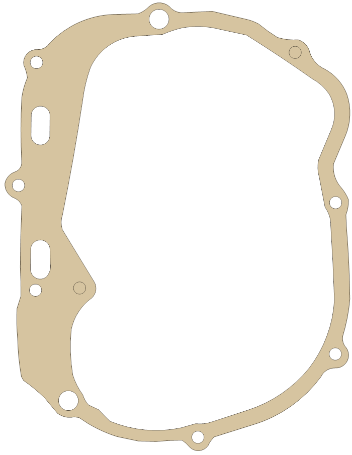 Honda ATC90 R. Crankcase Cover gasket outline