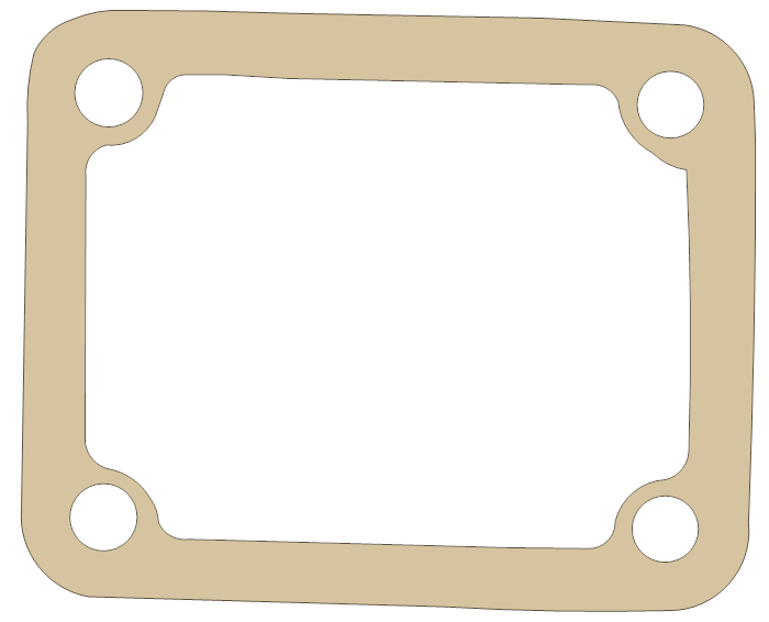 Royal Enfield 750 Valve Cover Gasket gasket outline