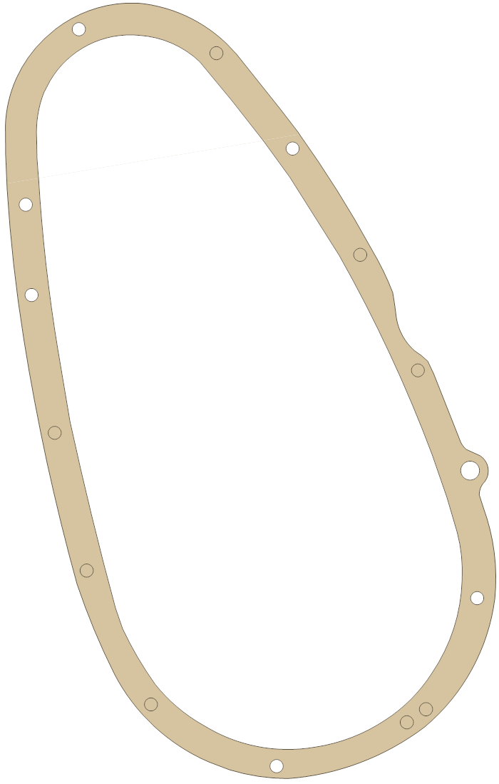 BSA 51-0504 gasket outline, OEM 51-0504, A material