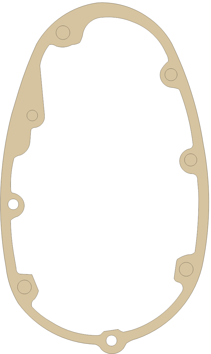 BSA 57-1531 gasket outline, OEM 57-1531, A material